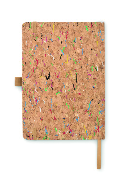 Logotrade promotional merchandise image of: A5 cork coloured notebook
